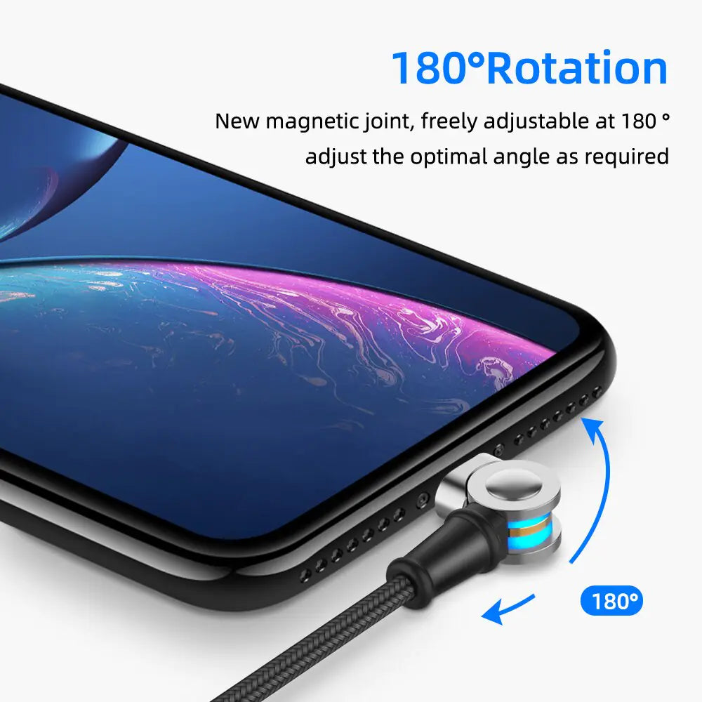 180° Rotate Magnetic Charging Cable