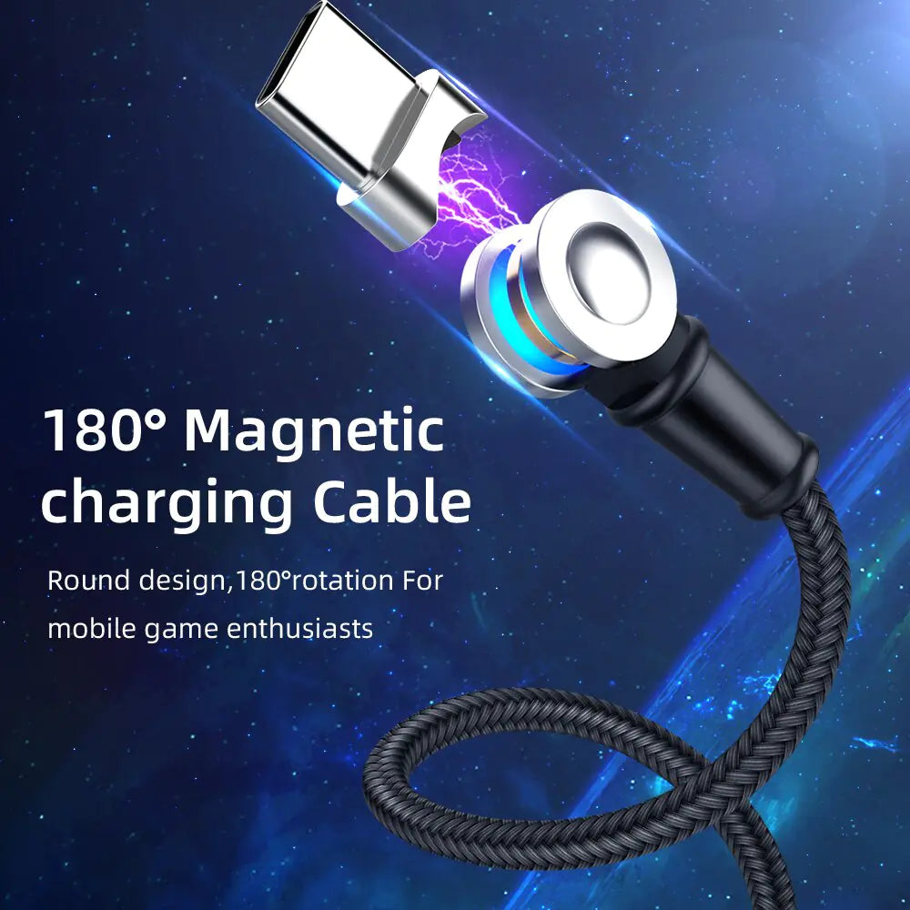 180° Rotate Magnetic Charging Cable